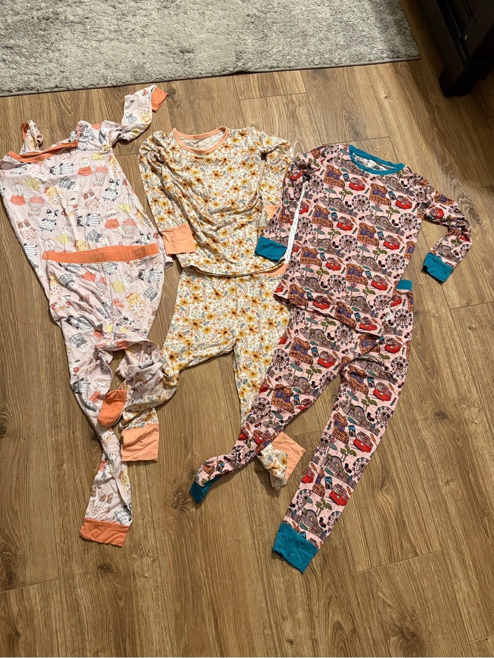 Bamboo pajamas - girls 7/8